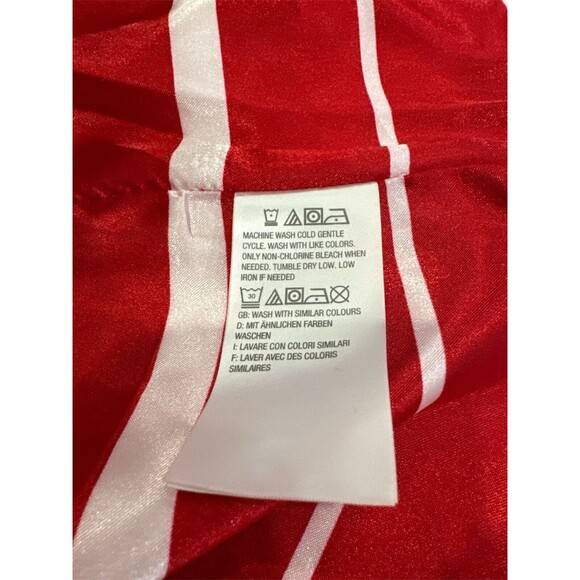 Red Dennis Basso Women's Zipper Front Lined Coat Removable Hood Jacket Size Med - Picture 10 of 11